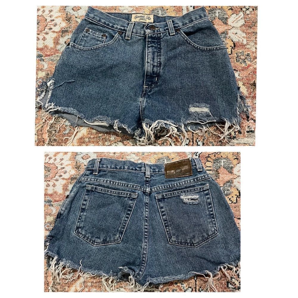 Vintage Denim High Rise Shorts